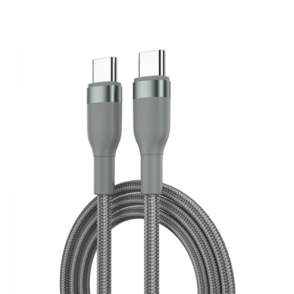 Кабель WIWU Concise USB-C to USB-C 2m 100W Grey